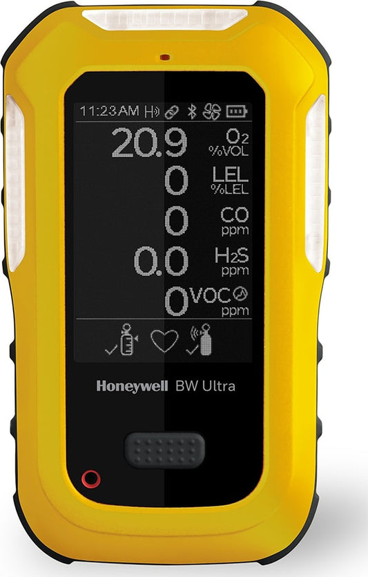 Yellow and black Honeywell HU-X1W1H1M1Q1-Y-N | 5 Gas Monito