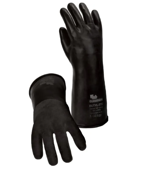 KAPPLER AG0GB BUTYL RUBBER GLOVES | 25 MIL | 14 Inch | Free Shipping and No Sales Tax