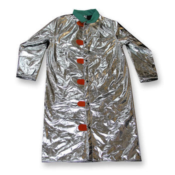 Chicago Protective Apparel 603-ACX10 Aluminized CarbonX Heat Resistive 50” Coat | Free Shipping and No Sales Tax