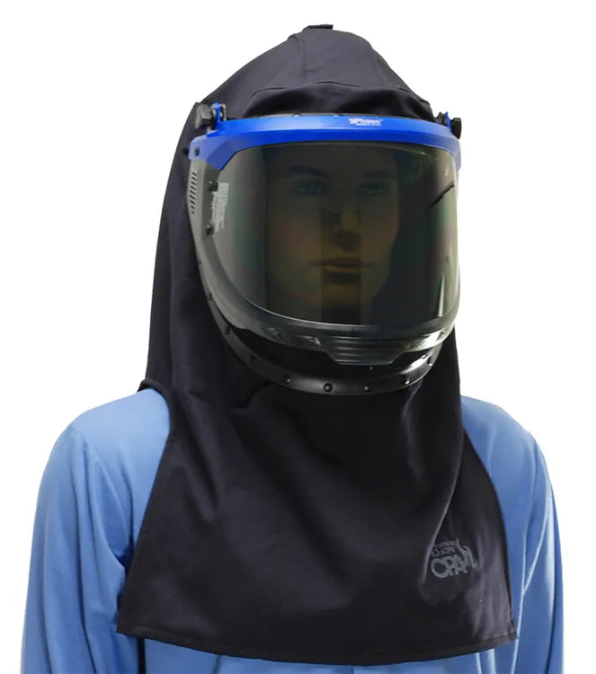 Chicago Protective Apparel SWH-43H3P Arc Flash Hood w/Advanced Lift Front Face Shield | Free Shipping and No Sales Tax