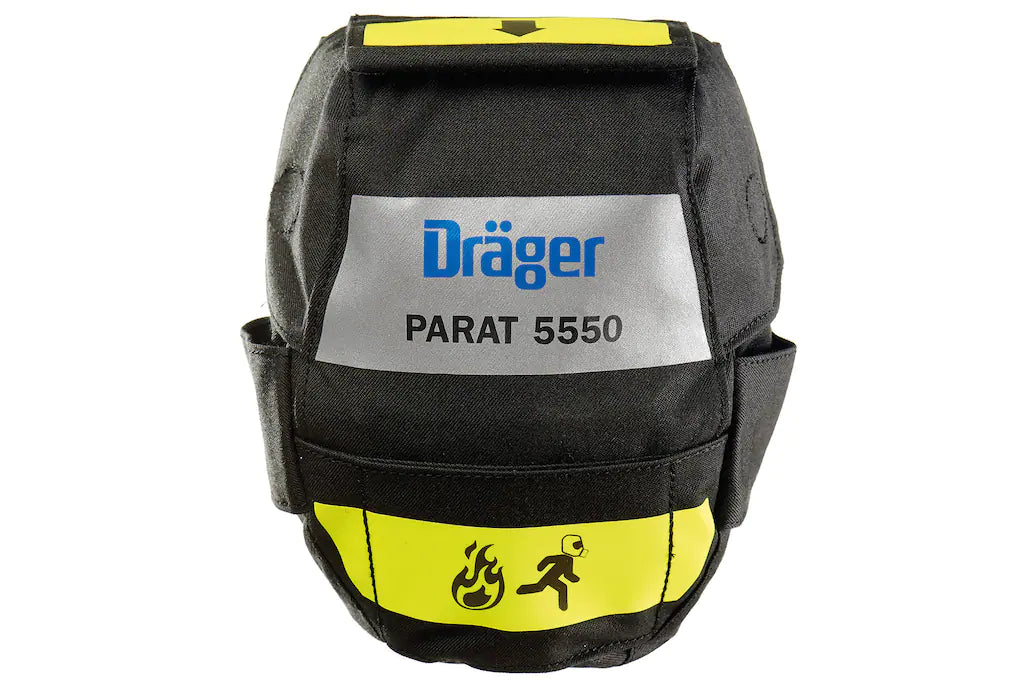 Draeger (Drager) PARAT 5520 Soft PAC Fire AND Smoke Escape Hood R59425 IN STOCK Free Shipping and No Sales Tax