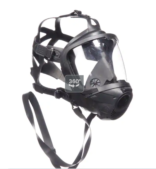 Black Draeger R56503 FPS 7000-EPDM-L2-PC-EPDM Mask on white background