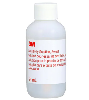 White bottle with red writing 3M™ FT-11 Sensitivity Solution Sweet on white background
