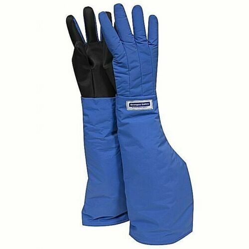 NSA shoulder length cryogenic gloves G99CRSGP on white background