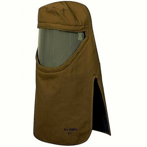 NSA 65cal arc flash hood H65KDQTHATPV on white background