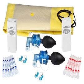 Multi color Honeywell 193170 Bitrex Fit Test Kit on white background