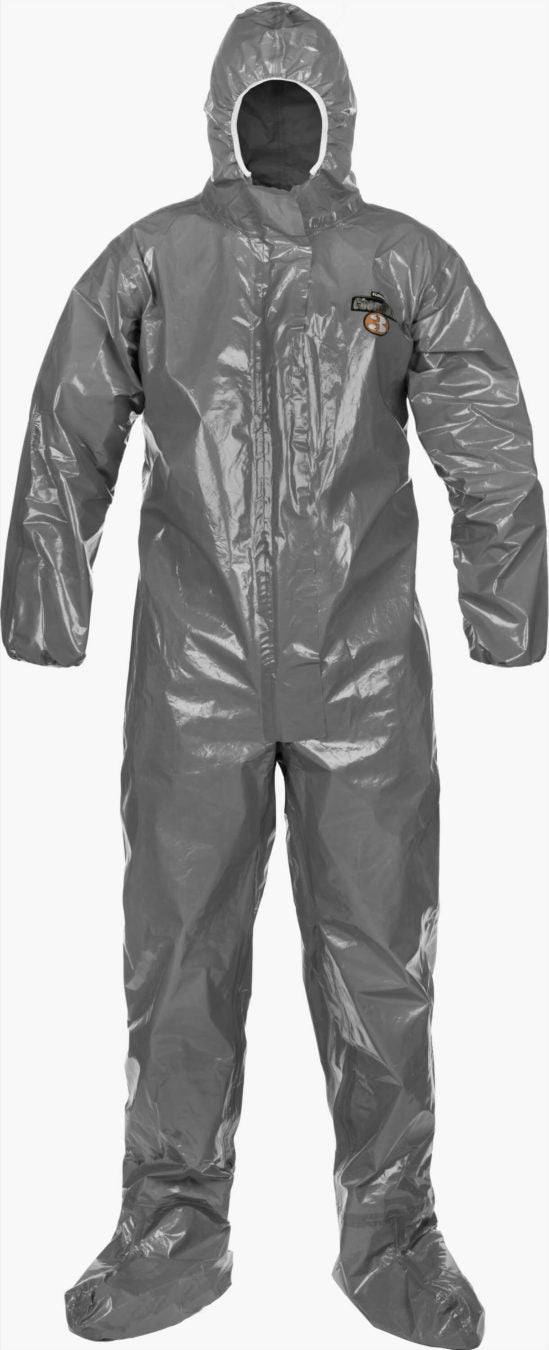 Gray Lakeland coverall C3T151 against white background