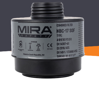 MIRA NBC-17-SOF Gas Mask Filter 40mm NATO Thread CBRN | Free Shipping and No Sales Tax