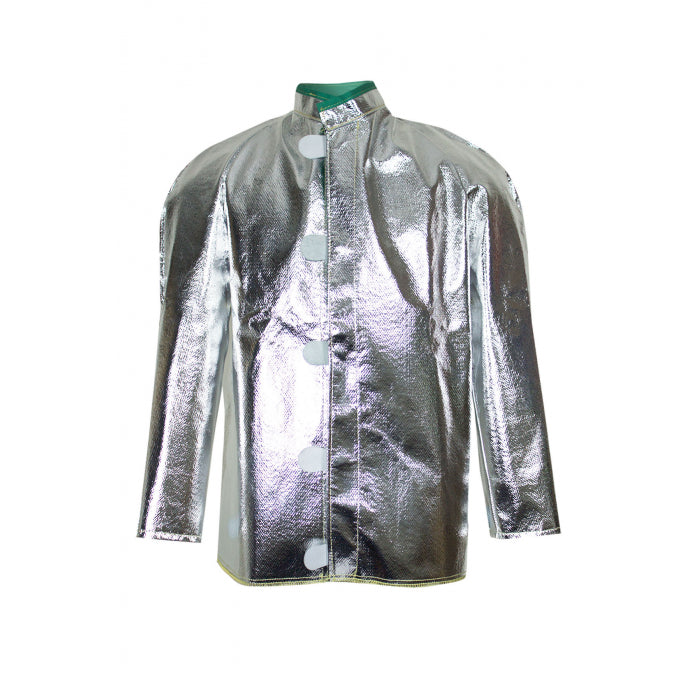 Silver NSA extreme heat jacket NXJH5 against white background