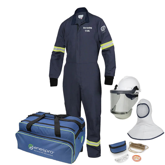 EN12KTNTNB01, Enespro AirLite, arc flash kit, national safety apparel, FR kit, 12 Coverall Kit
