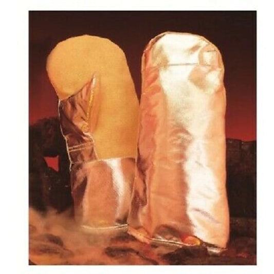 LAKELAND 740AGP Insulated Proximity Mitts of Aluminized Glass Fiber | Free Shipping and No Sales Tax