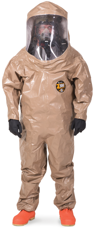 Kappler Z3H571 Rear Entry Expanded Back Heat Sealed Taped Seam Total Encapsulating Suit